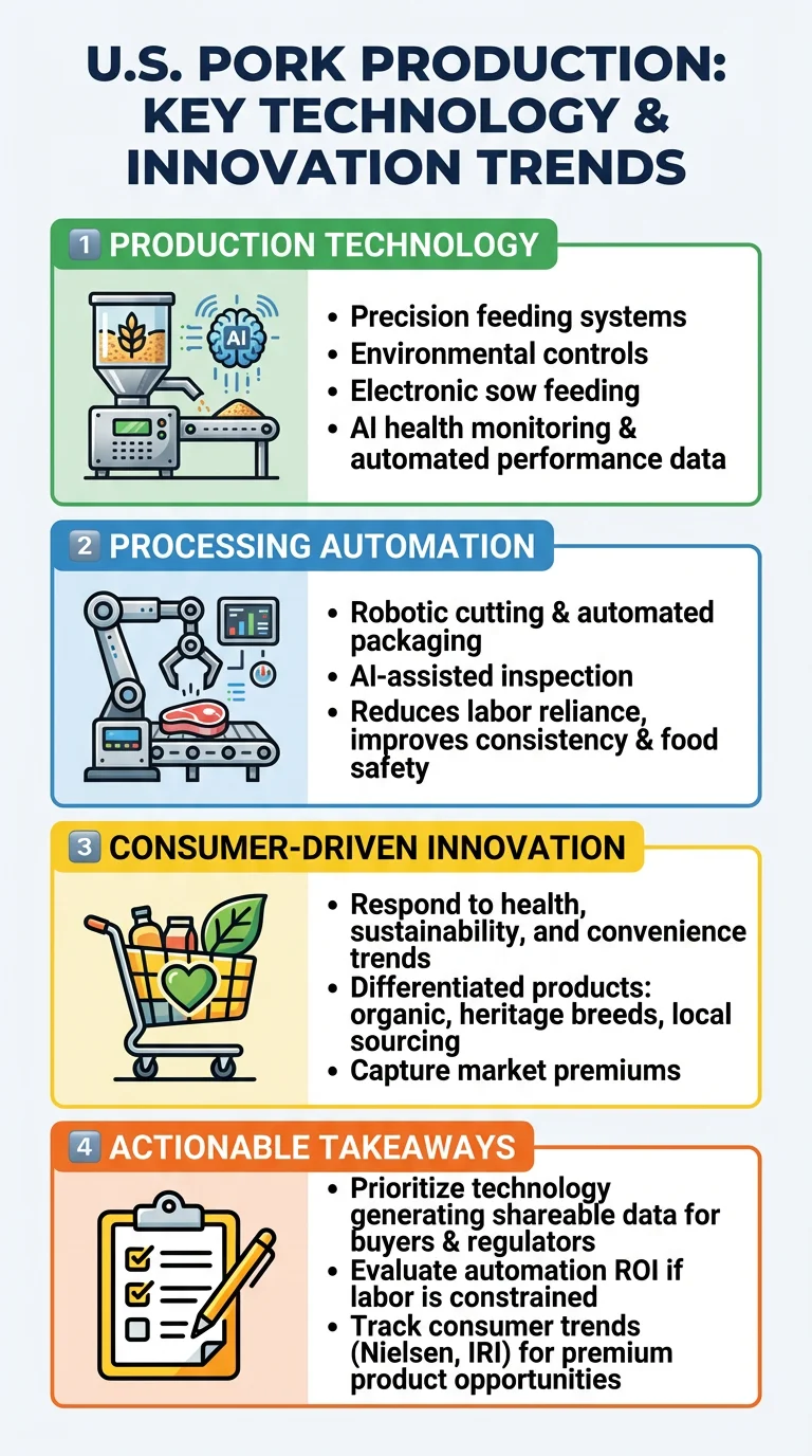 Technology and innovation in U.S. pork production
