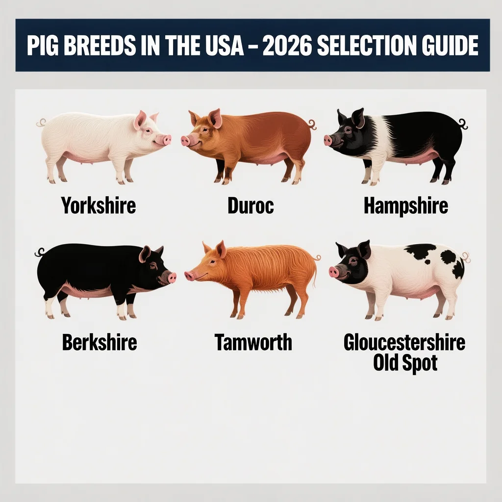 Pig breeding stock selection criteria USA 2026