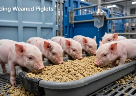 Feeding newly weaned piglets during the first 60 hours after weaning